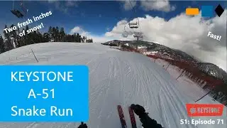 Keystone Ski Resort Area 51 Snake Run & Packsaddle Bowl | Colorado Skiing | S1: Episode 71