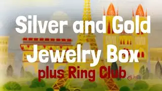 Silver and Gold Jewelry Box. Ring Club May 2022#silverandgoldbox#jewelry#unboxing