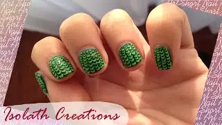 Nail Art Scales with dotting tool