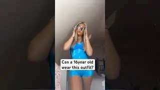 Can a 16 year old wear this outfit? #fashion #youtubeshorts  #shorts