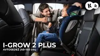 Kinderkraft I-GROW 2 PLUS i-Size &ndash; otro&scaron;ki avtosedež (40&ndash;150 cm)