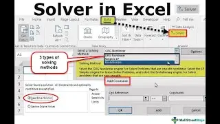 Optimizing Production by using Excel Solver tool