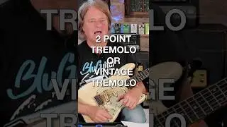 2-POINT or VINTAGE TREMOLO? (SOUND DIFFERENCES) #fender #stratocaster #bluguitar #like #guitartips