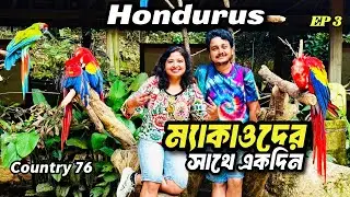 Macaw park in Honduras | Indian travel vlogger in Central America | Macaw Bird Park