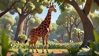 The Gentle Giraffe&rsquo;s Leaf Lunch 🦒🥗 | Fun Kids Story | Preschool Learning & Nature Adventure
