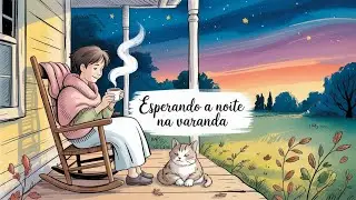 Esperando a Noite na Varanda | Grilos, Vento Leve e Paz Tranquila