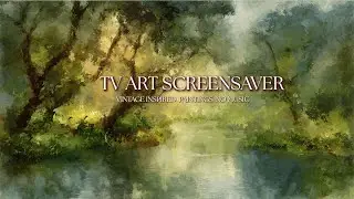 Vintage-Inspired Colourful Landscapes (No Music) TV Art Screensaver / ART for your TV