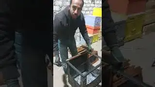 مقاسات جهاز تسييح شمع من إطارات النحل (مناحل المرتضى  بمصر) @djilalibidaoui