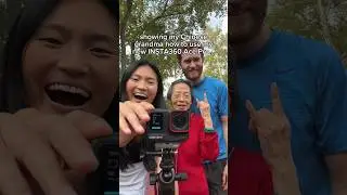 So easy, even Grandma's got this 👵 #Insta360 #Insta360AcePro #family #vlog #gesturecontrol #shorts