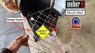 Weber Searwood Pellet Grill / How To Effectively Use The Pellet Dump! / Poor Design?