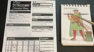 Creating Erolith in Tiny Dungeons 2e - RPG Character Comparison