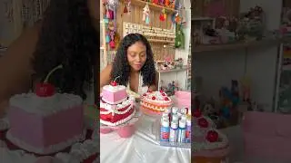 Fake Cake DIY Class at Dov and Company in Potomac, Maryland #fakecake #craftclass #diyfakecake