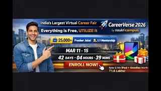 🚀 Naukri Campus Career Fair 2026 &ndash; Don&rsquo;t Miss This!