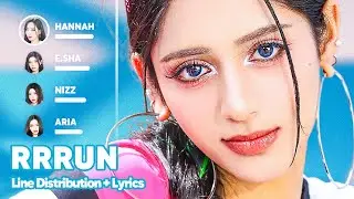 X:IN - RRRUN (Line Distribution + Lyrics Karaoke) PATREON REQUESTED