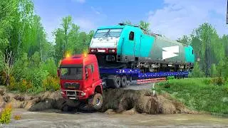 Locomotive Trucks Transport DOMINATING River Crossings with CRAZY Capabilities