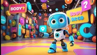 Head, Shoulders, Knees, and Toes &ndash; Learning Body Parts with Dancing Robots | Fun Kids Song |
