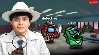 AMONG US NEW crazy ROLES 😈 valorant india live
