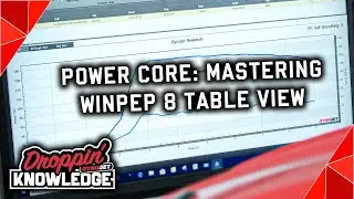 Программное обеспечение Dynojet Power Core: табличный вид WinPEP 8