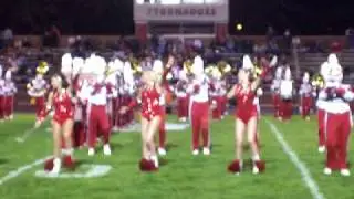 Dover Victory & Crimson Tornadoe in the Dover D - Dover Marching Tornadoes 2008