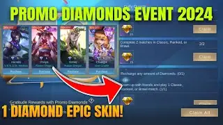 CLAIM 8OO+ PROMO DIAMONDS! HOW TO USE PROMO DIAMONDS MLBB 2024