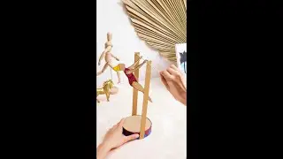 &iexcl;GUAU! Acr&oacute;bata bailando con cart&oacute;n: manualidades f&aacute;ciles con juguetes 🤩 #artesania  #diy  #mu&ntilde;ecas