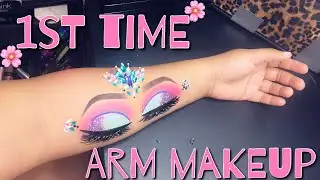 DOING MAKEUP ON MY ARM !