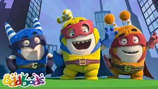 Super Zeroes Superheroes  | Oddbods | Superhero Cartoon for Kids | Moonbug Kids