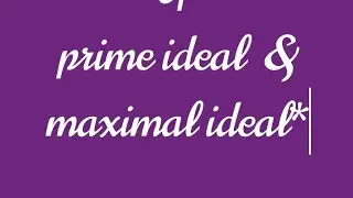 &brvbar;&brvbar; Important Result of Maximal ideal and Prime Ideal &brvbar;&brvbar;Part - 2&brvbar;&brvbar; CSIR /NET 2009 Questions.