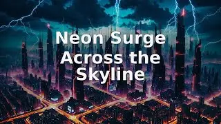 Neon Surge Across the Skyline | Cyberpunk Deep House Energy
