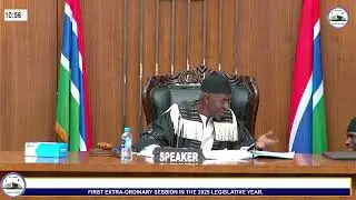 Banjul, The Gambia - FIRST EXTRA-ORDINARY SESSION IN THE 2025 LEGISLATIVE YEAR.