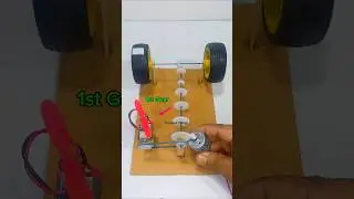 Gear Powerd Generator &deg; DC Motor #dcmotor #generator #gear #tech #shorts