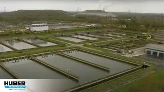 HUBER Grit Treatment System RoSF5 at major WWTP 