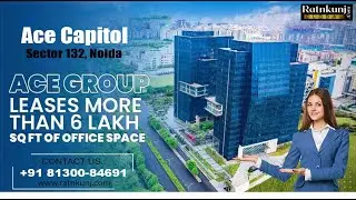 Ace Capitol |☎️8130084691 For Free Site Visit | Retail shops & Office spaces | Sector-132, Noida |