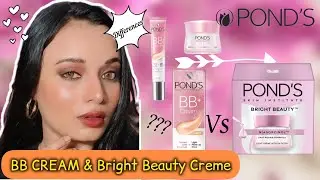 Pond's BB CREAM VS BRIGHT BEAUTY CREME Review||How to Uses ||simply with arshia 