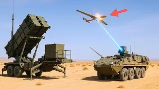 Iranian Drone Attacks a US Patriot Battery Then It Gets Vaporized By a Laser