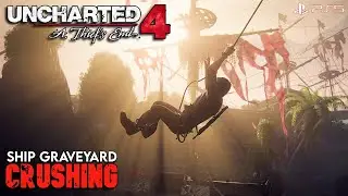 Uncharted 4: A Thief's End SHIP GRAVEYARD Crushing Legacy of Thieves Edition PS5 HD
