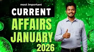 CURRENT AFFAIRS | JANUARY 2026 | PART -2