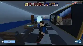 one skateboard trickshot (Roblox Arsenal)