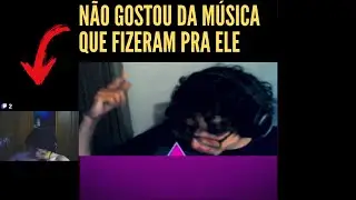 Krijger reagindo à própria música