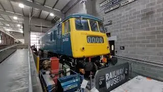 Deltic Delight, 84001, HST and more at the York Railway Museum 25.1.23.
