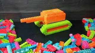 Satisfying DIY Military Tankar ASMR | ASMR Building Blocks #buildingblocks SOJIB U24