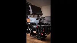 Rigging the RED KOMODO 6K | Tilta Cage, Top Handle, Matte Box, Small HD Indie 7 #shorts