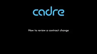 How to review a contract change