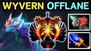 🔥 WINTER WYVERN OFFLANE | THIS SHOULD NOT WORK 🔥 DOTA 2 GAMEPLAY 🔥