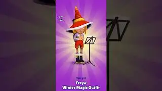 Freya Winter Magic Outfit तुम्हे कैसा लगता है..? 🧙 #subwaysurfers #sybo #shorts