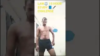 LAW⚖️ STUDENT STUDY📘 15 HOUR HARD CHALENGE #lawstudent#llbstudent#legalknowledge#legalpadhaiytshort