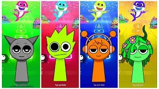 ⭐ SPRUNKI Incredibox - Coffin Dance Song (COVER) Tiles Hop EDM Rush