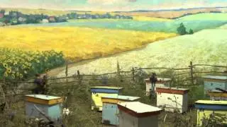 Petro Prokopovich Honeybee Museum: Apiary, Beekeeping in Ukraine (Panorama). Kyiv, Ukraine.