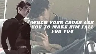 When Your Crush Ask You To Make Him Fall For You °Jeon Jungkook FF° (Oneshot)