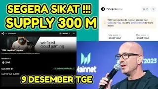 SEGERA SIKAT EVENT SINGKAT SUPPLY 300M 9 Desember TGE !!!! Gratis New Airdrop All User !!!